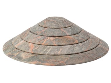 STRATIGRAFICA - Marble plate / tray by Visionnaire