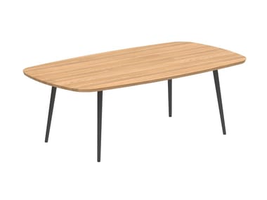 STYLETTO - Rectangular teak garden table (Request Info).