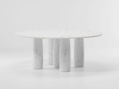 IL COLONNATO - Round marble dining table (Request Info).