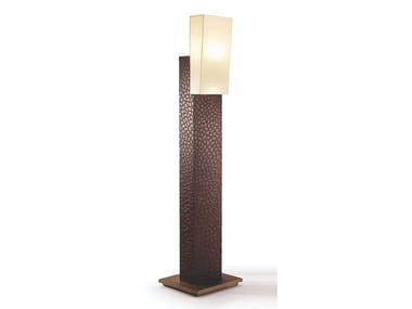 THEBA - Walnut floor lamp by Fratelli Boffi