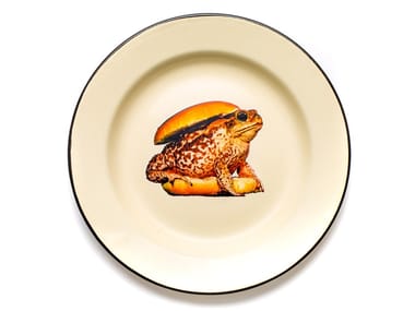 TOAD - Enamelled metal plate (Request Info).