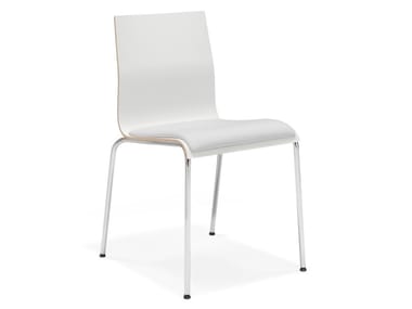 NOA III - Upholstered stackable melamine training chair (Request Info).