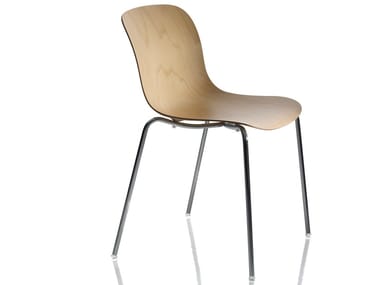 TROY - Stackable multi-layer wood chair (Request Info).