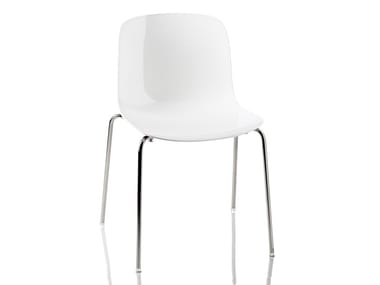 TROY - Stackable polycarbonate chair (Request Info).