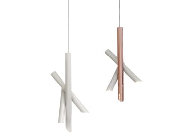 TUBES 3 - LED aluminium pendant lamp.