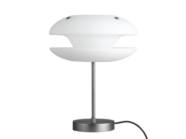 YO-YO - Opal glass table lamp with fixed arm (Request Info).
