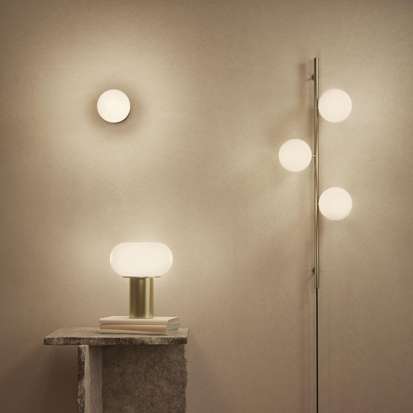 Edgeform Stringball Table Lamp Brass
