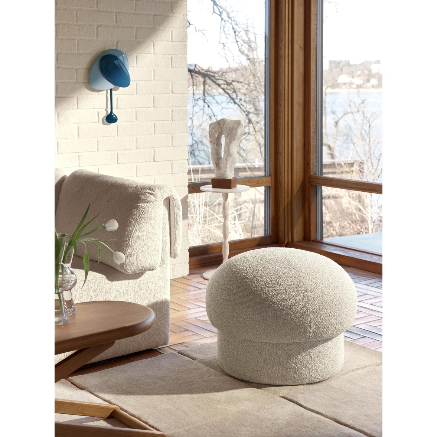 Design House Stockholm Mellow Clock Clock Blue