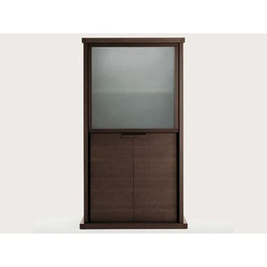 INCIPIT - Wood and Glass Display Cabinet