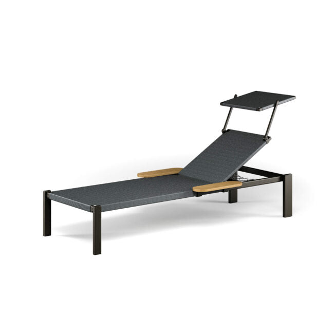 Shine Stackable sunbed with Emu-tex seat and hidden wheels (cod.295+295B+295R+295T) (Request Info).