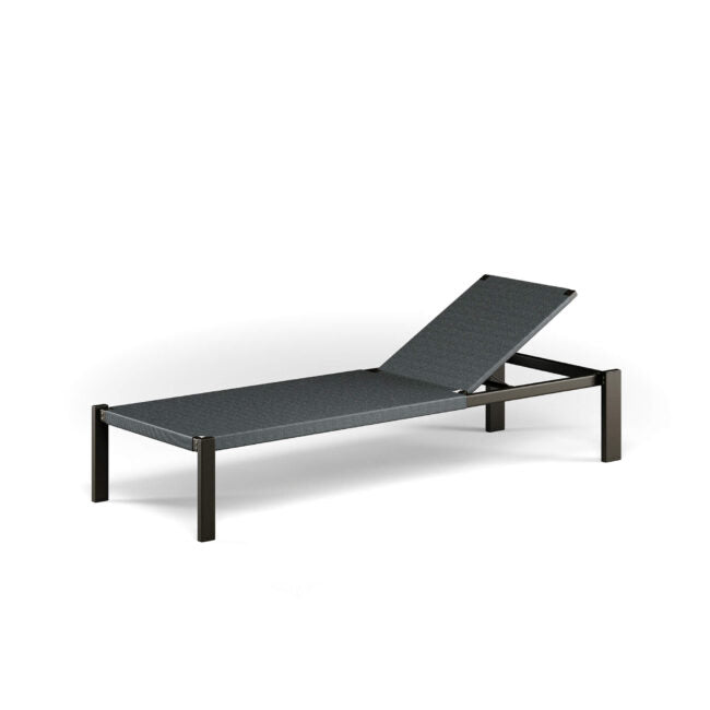 Shine Stackable sunbed with Emu-tex seat and hidden wheels (cod.295) (Request Info).