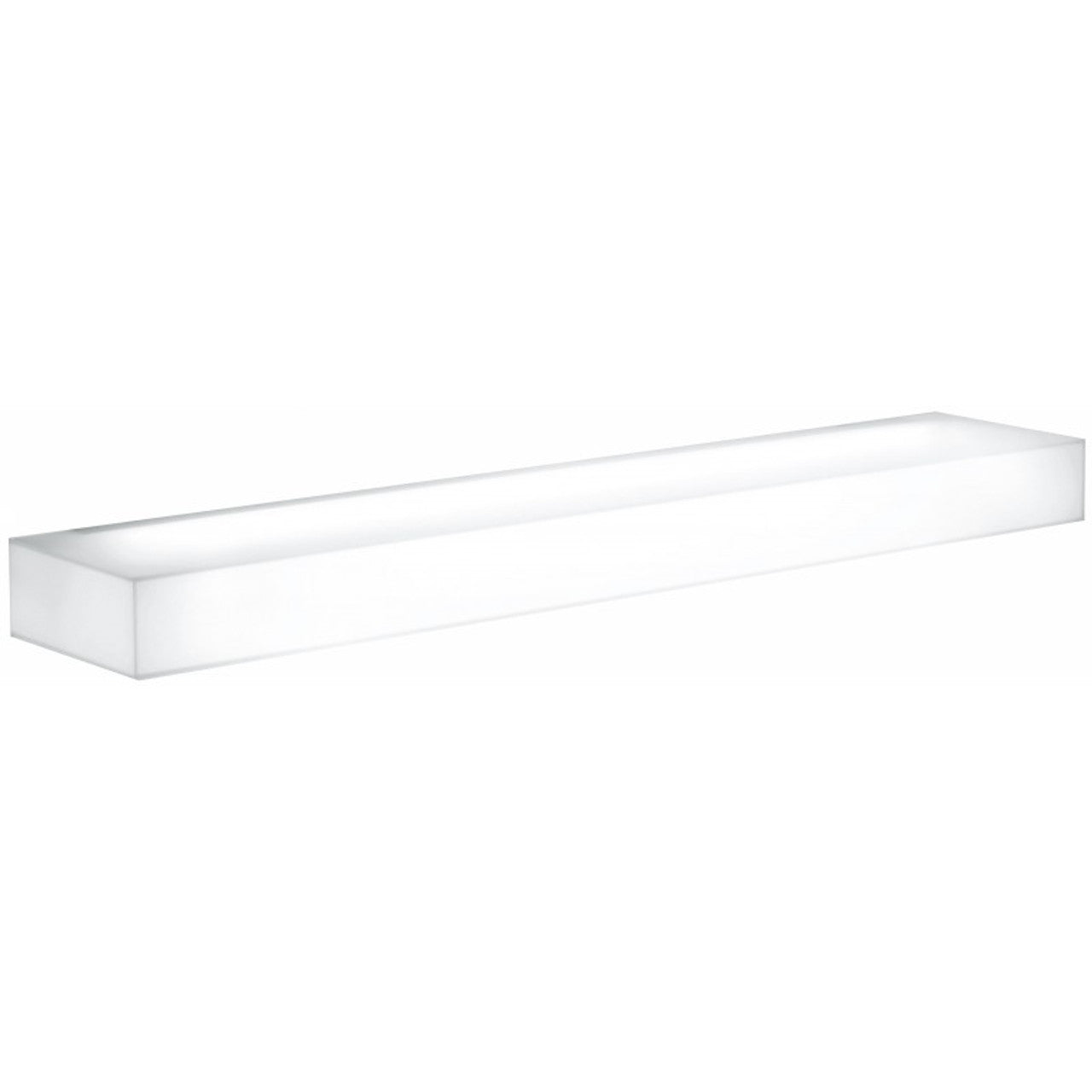 LIGHT-LIGHT - Crystal wall shelf with integrated lighting.