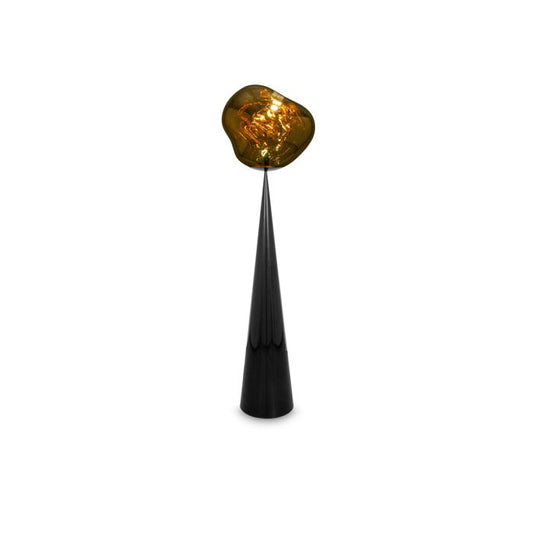 MELT CONE FAT - Melta and polycarbonate LED floor lamp.