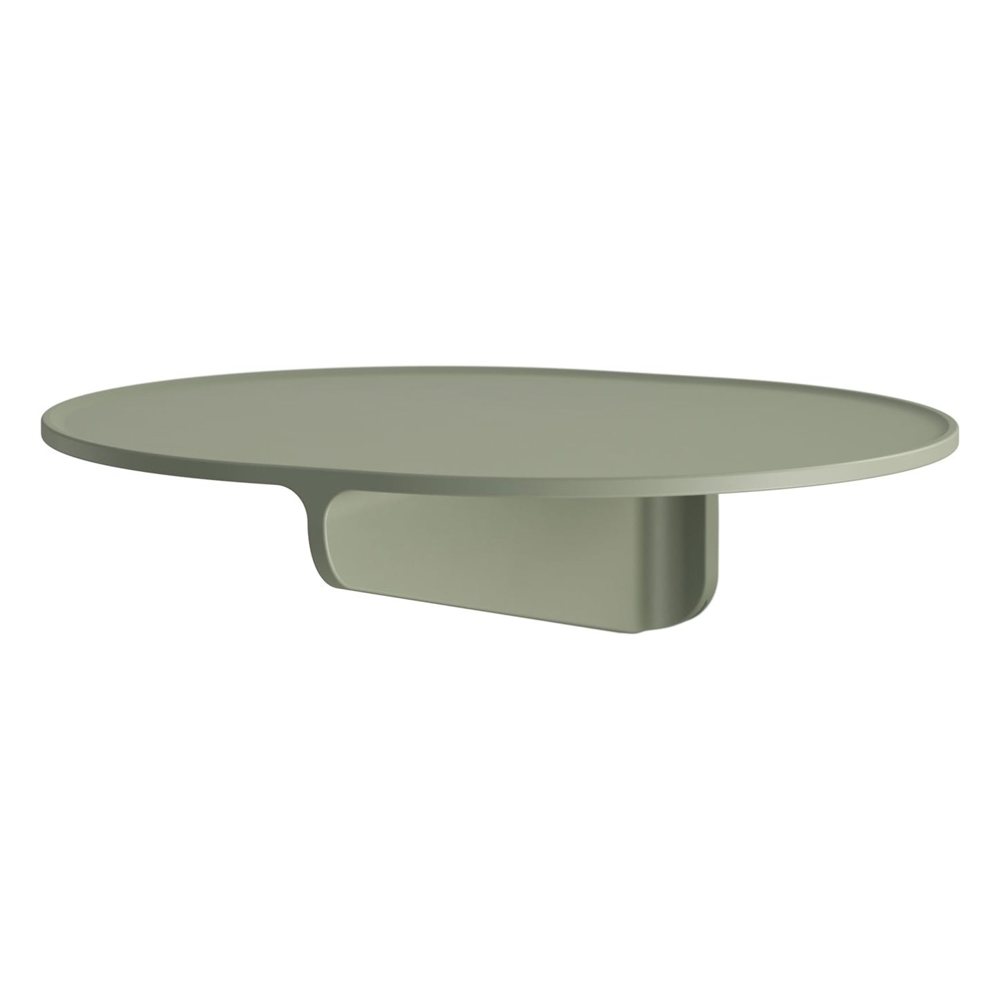 Museum shelf, green