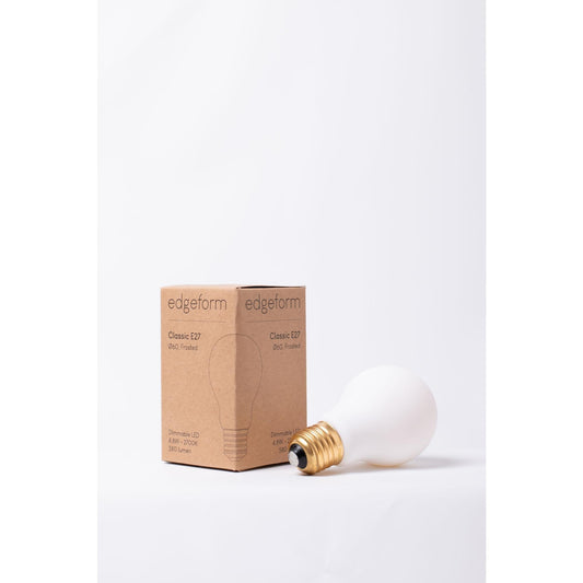 Edgeform Classic Bulb E27 4.8W Frosted Dimmable