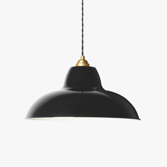 Original 1227 Midi Wide Brass Pendant.