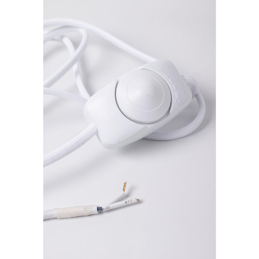 Edgeform Cable Set With Dimmer For Wall Lamp White