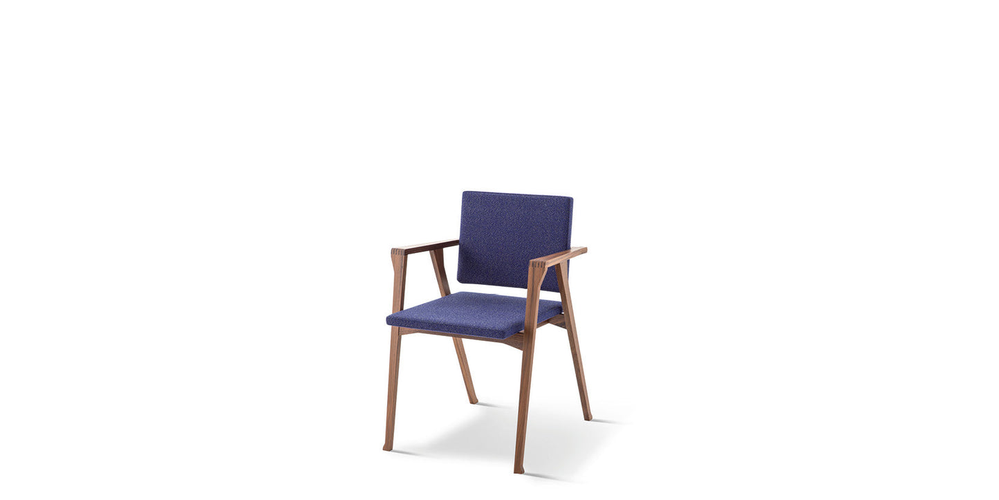 Luisa fabric armchair.