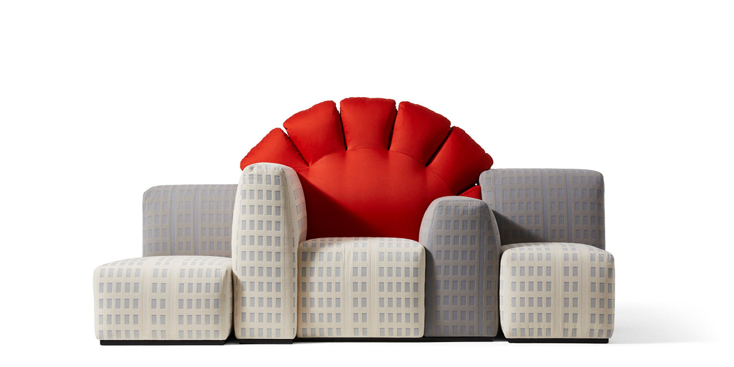 Tramonto New York - 3-seater sofa.