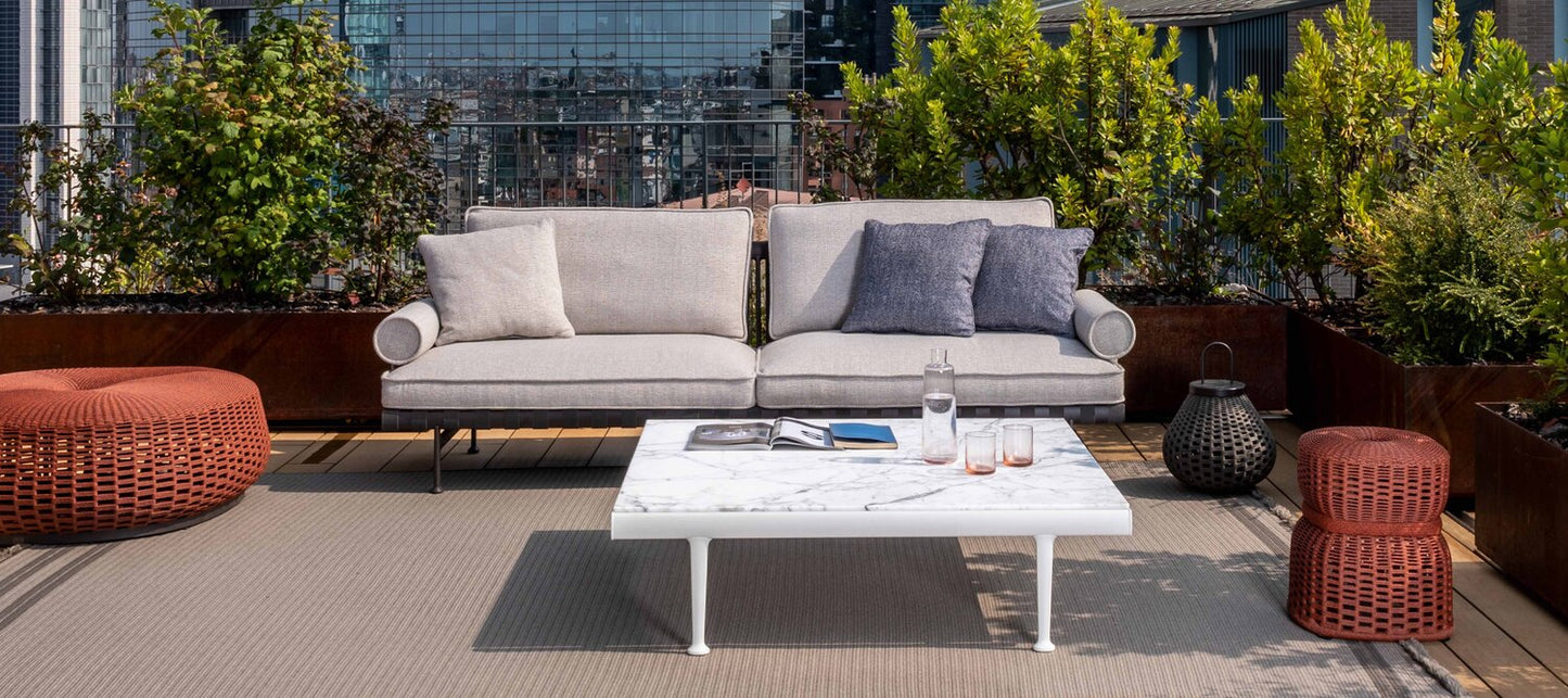 Poltrona Frau Souvenir d'Italie Square Marble Coffee Table