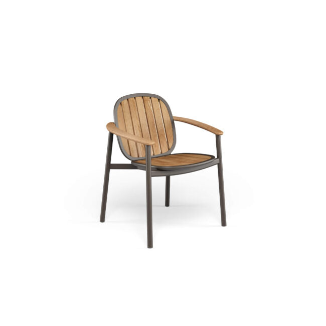 Twins Armchair Alu-Teak (Request Info).