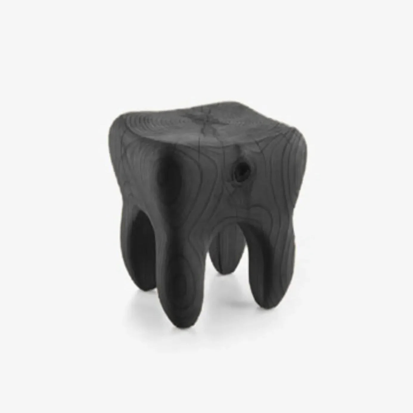 MOLAIRE - Low cedarwood stool.