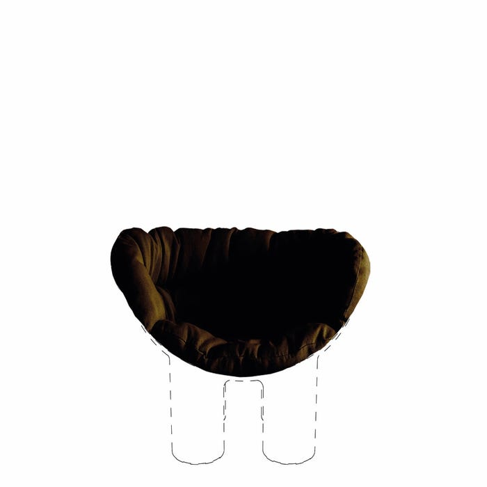 CUSHION ROLY POLY ARMCHAIR.