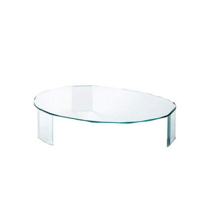 KOOH-I-NOOR - Low oval crystal coffee table.