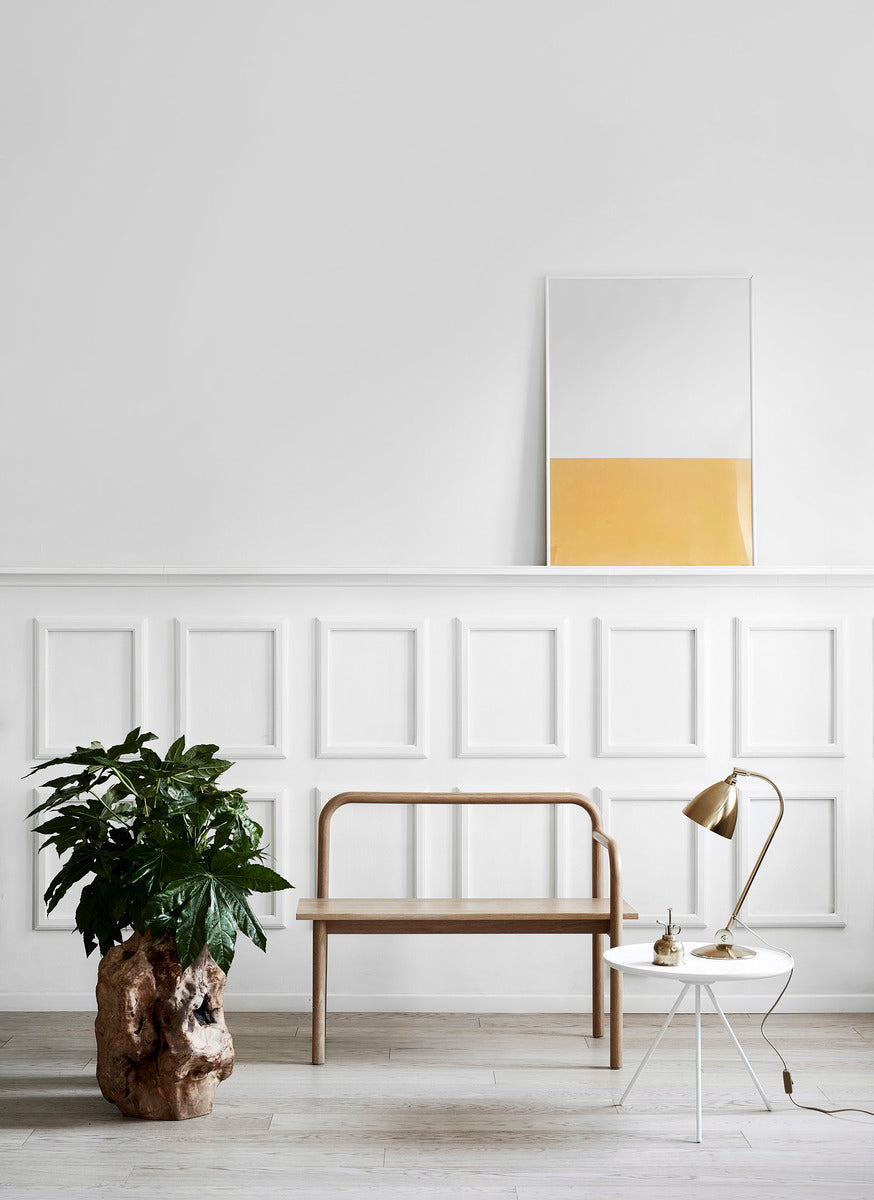 Key coffee table, white