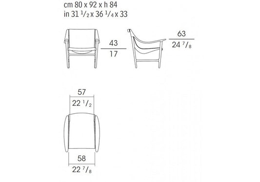 SWING - Walnut armchair with armrests (Request Info).