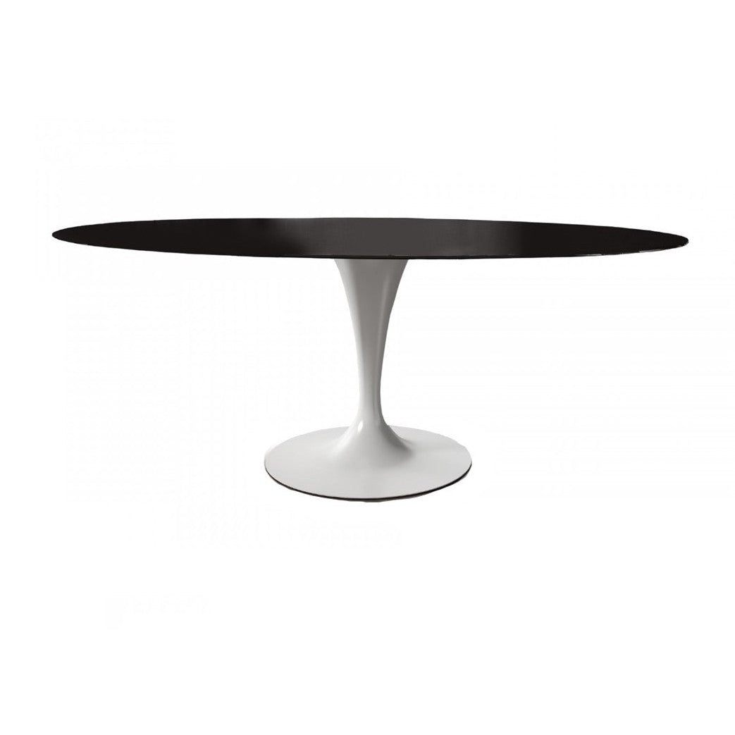 Flûte elliptical - Oval table (Top Finishes - FROSTED GLASS | Cat. E)