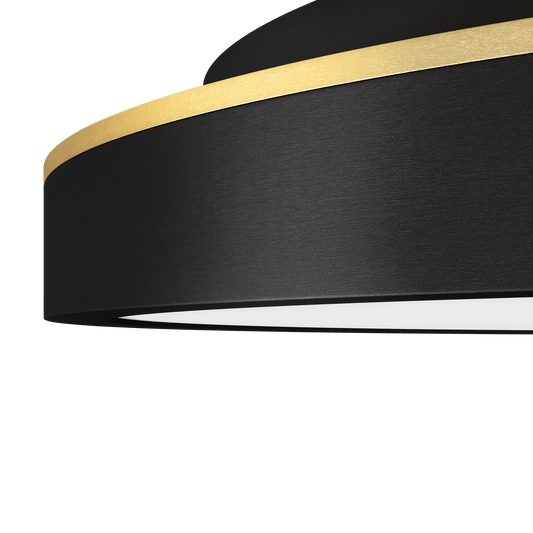 Edgeform Plafon 30 Ceiling Lamp Black/Brass