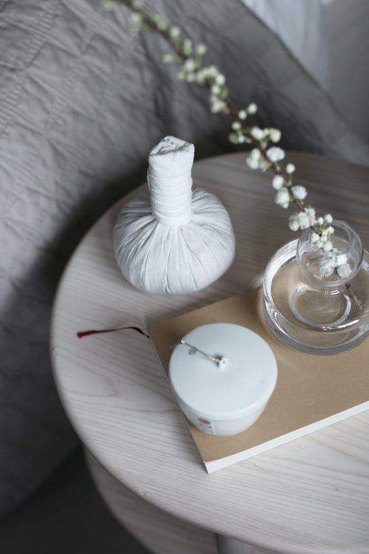 Lempi bedside table, natural ash