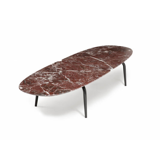 GRAPHIUM 681 - Low Oval marble coffee table.