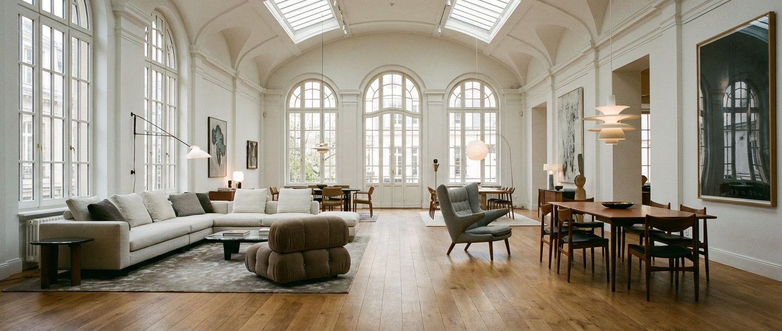 Luxury European furniture at up to 50% off retail