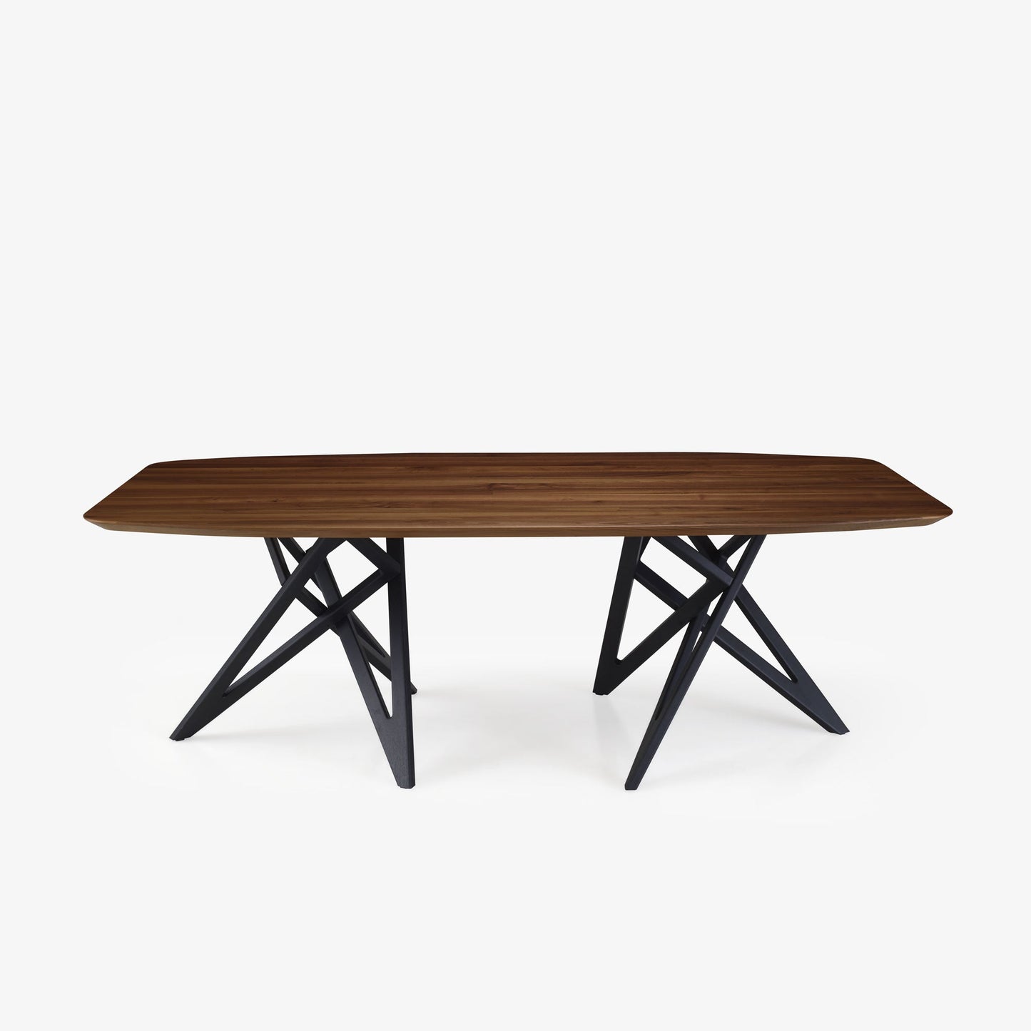 ENNÉA - Rectangular wooden dining table.
