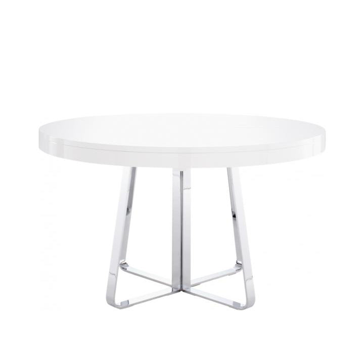 AVA - Extending round porcelain stoneware dining table (Request Info).