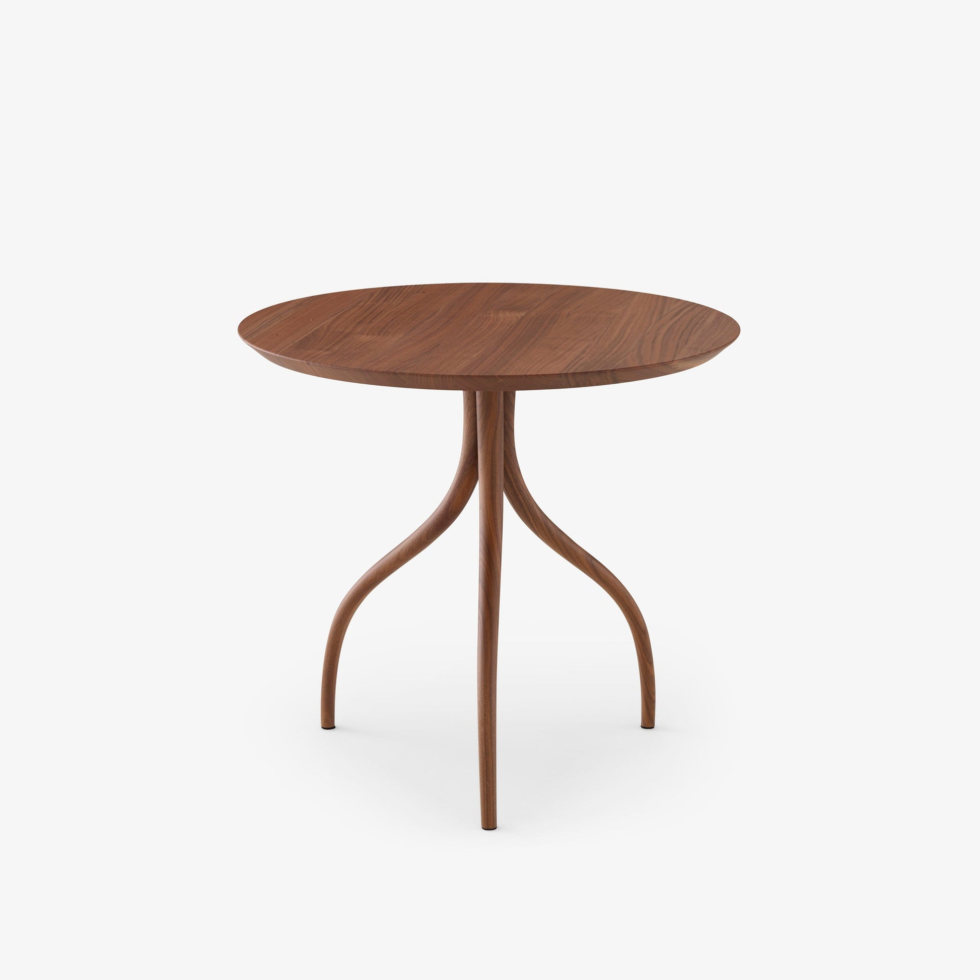 THOT - Round walnut coffee table.