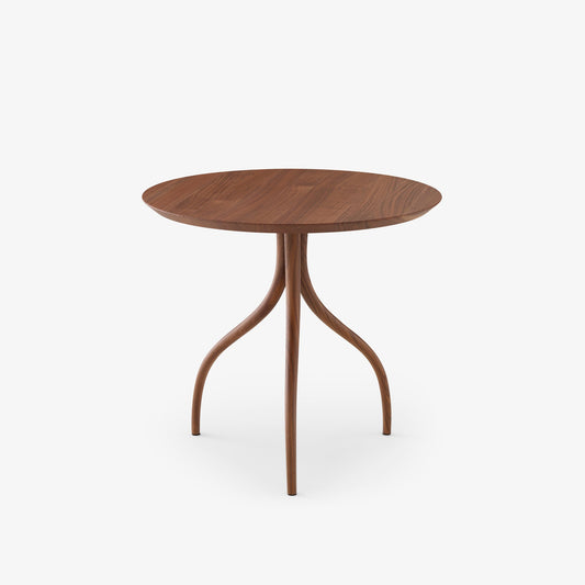 THOT - Round walnut coffee table.
