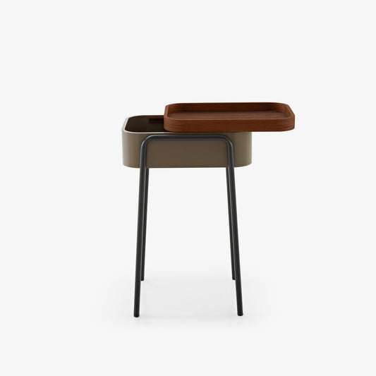 COULISS - Wooden coffee table / bedside table.
