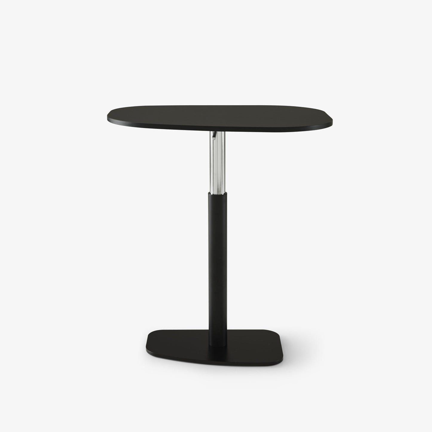 PIAZZA - Height-adjustable steel and wood table.