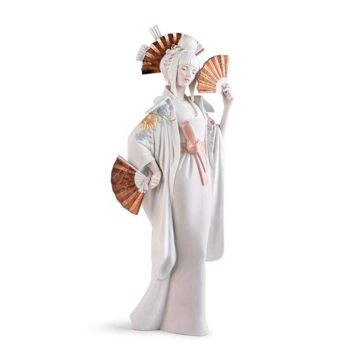 Japanese dancer by Lladró