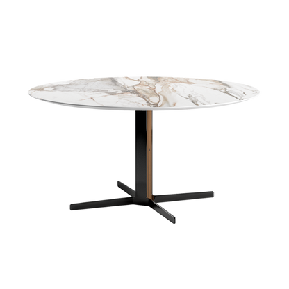 Campus - Circular Marble Table by Natuzzi Italia