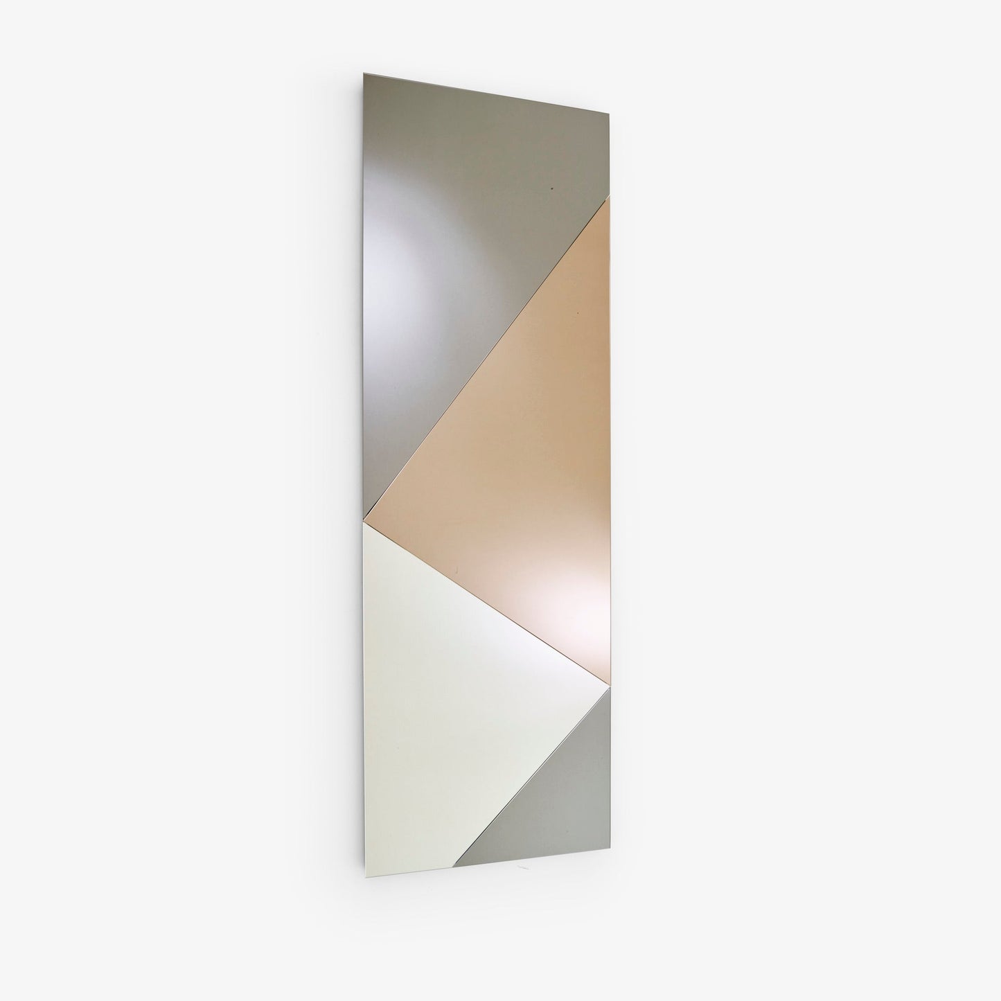 Ombré - Rectangular wall-mounted mirrored glass mirror.