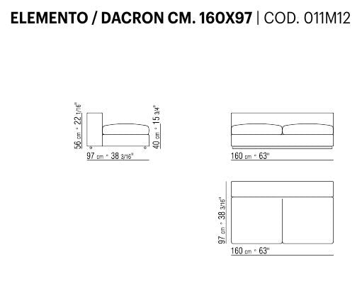 [Spareparts] GROUNDPIECE Sectional Sofas' replacement cover