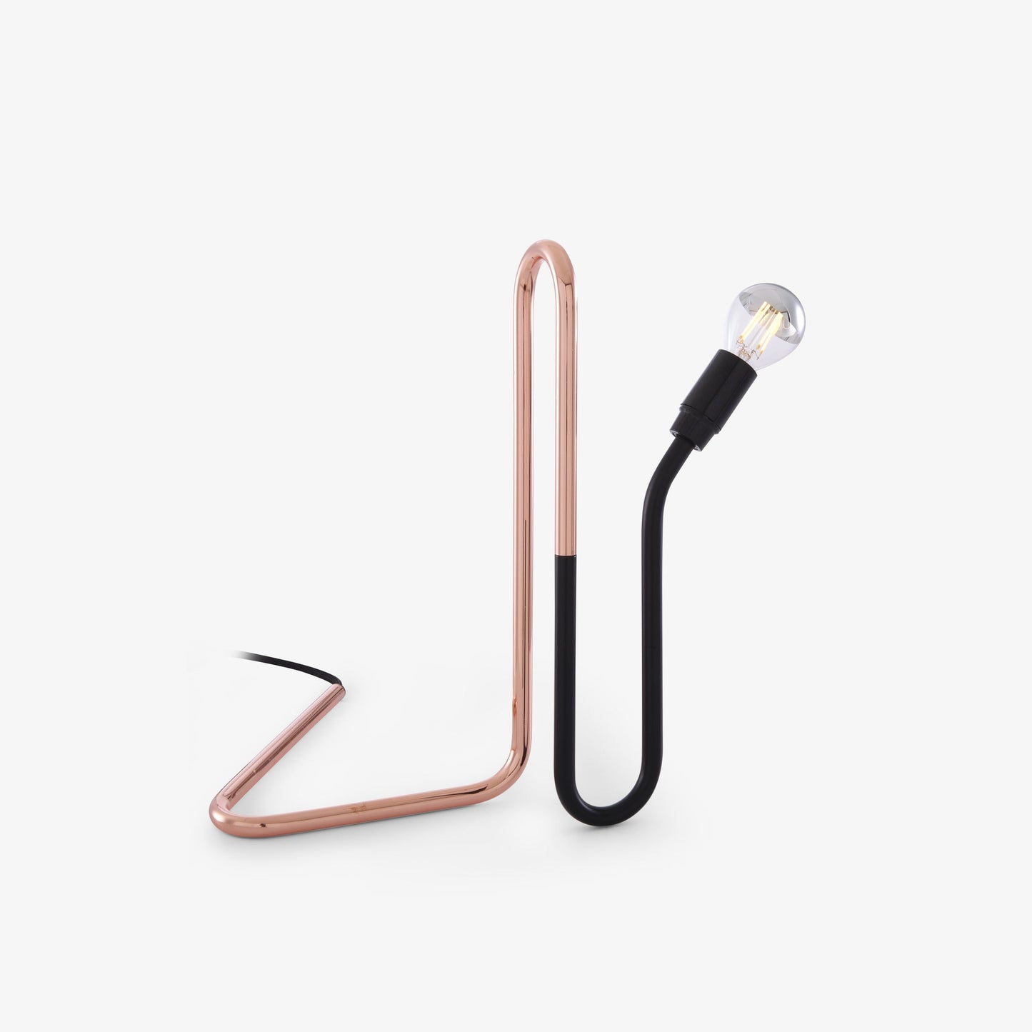 ONDULE - LED copper table lamp.