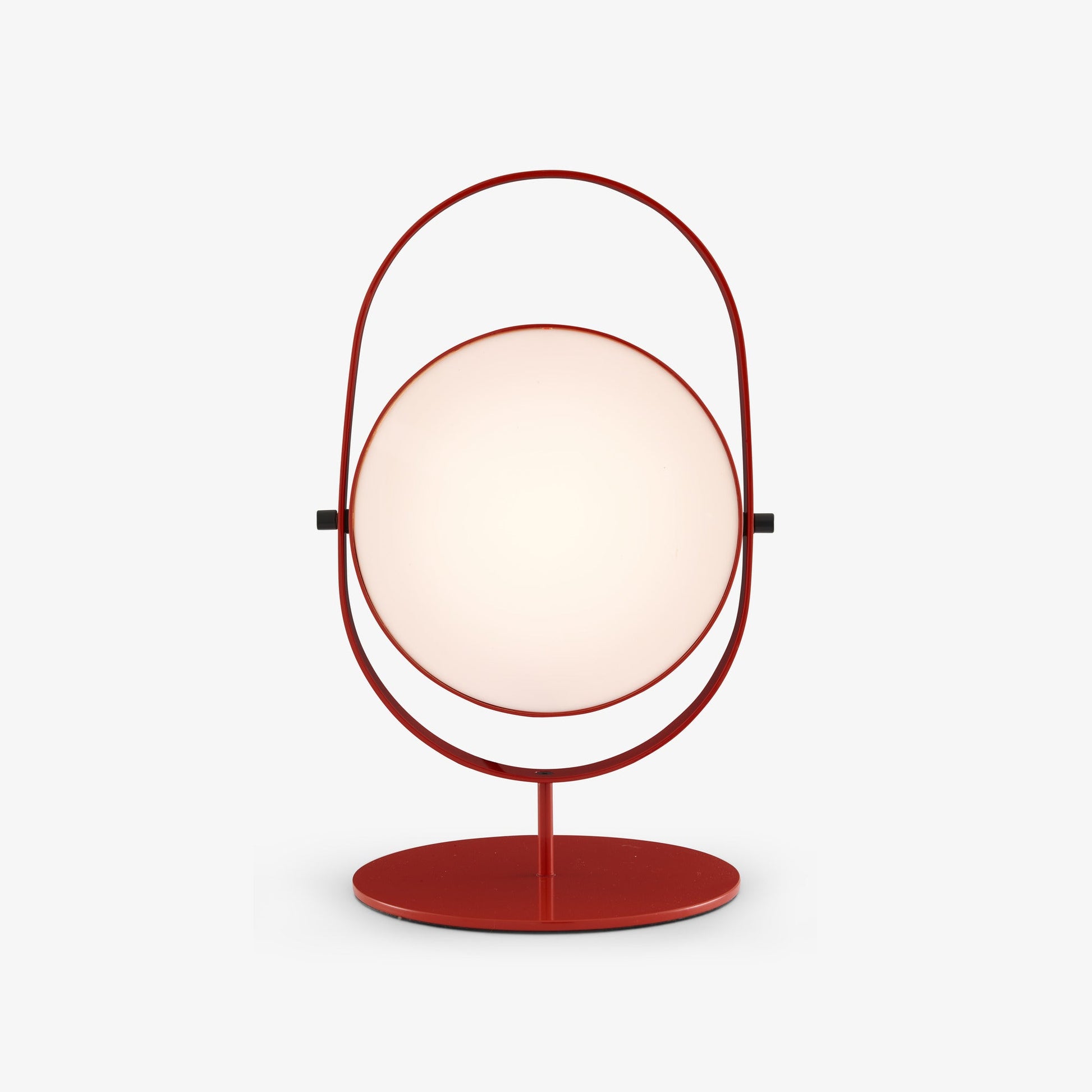 HEADLIGHT - LED adjustable metal table lamp.