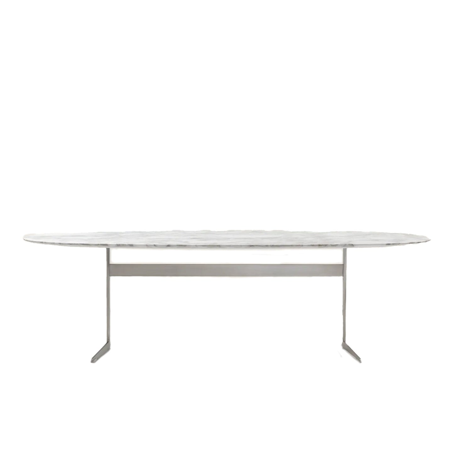 FLY Oval Marble Table (Category - Marble Emperador, Carrara, Marquina, Damasco, Stardust).