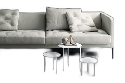 EASY LIPP - Fabric armchair with removable cover with armrests