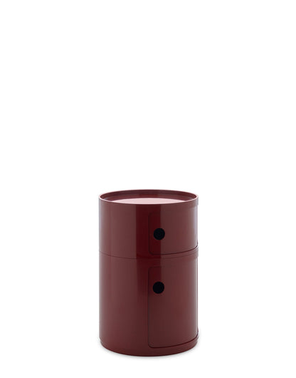 Componibili Big storage unit, 2 modules, burgundy